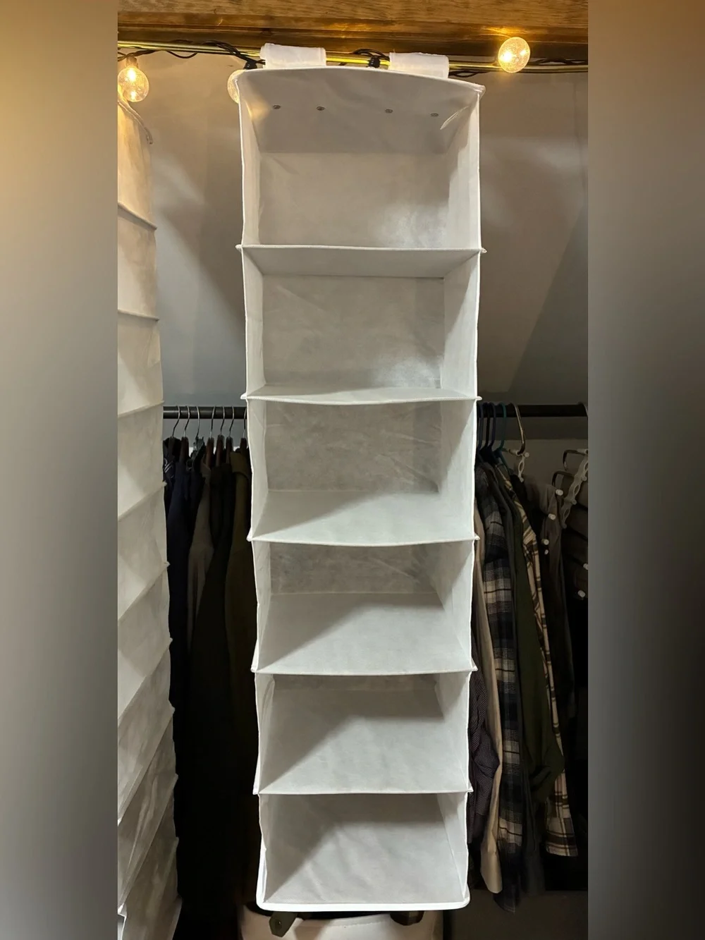 Hanging Closet Organizer - White